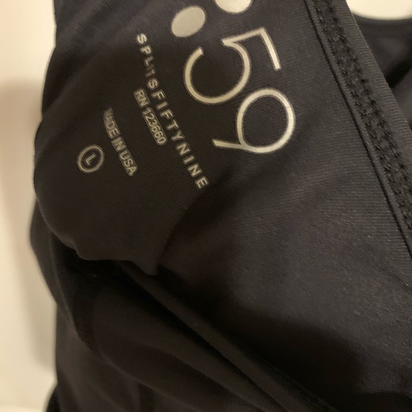 Splits59 Black Tank Top Size Large - Picture 7 of 9